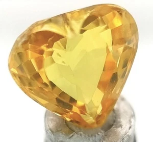 2.31ct Untreated Heart Shaped Yellow Sapphire - GSL Certified AA 64829-9 - Picture 1 of 5