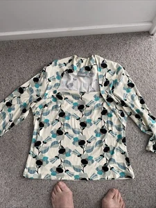 Wallis Women's 3/4 Sleeve Blouse, Size 18, Cobalt Blue, Square Neck - Picture 1 of 1