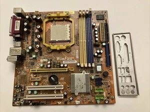 Foxconn MCP61VM2MA-RS2H AM2 NVIDIA GeForce 6100 Micro ATX AMD Motherboard Used - Picture 1 of 5