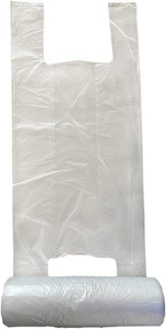 -1 Rotolo Di Sacchetti Di Plastica Con Manici 22X50 Cm – 110 Buste in Ogni Rotol - Foto 1 di 12
