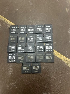 16 MB Mini SD Card Memory Card - For Cameras, PC, Phones - One per purchase - Image 1 of 2
