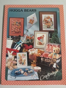 Hugga Bears cross stitch by Craftways---1984 used - Picture 1 of 11