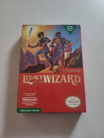 Legacy of the Wizard NES CIB Complete Box Manual Broderbund 1988