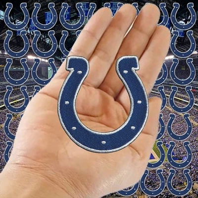 Wholesale Indianapolis Colts Nation Logo Size 2.5 in x 3.0 in Sew Iron on Patch - Image 1 of 4