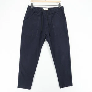 Pantalones Coldsmoke Para Hombre Grandes Lavados Azul Marino Utilidad Cordón Cintura Elástica - Imagen 1 de 11