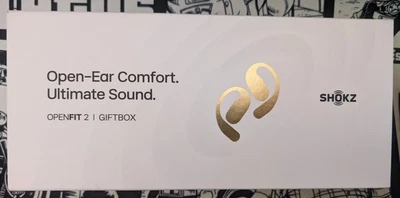 Shokz OpenFit 2 giftbox - Rare, unopened w/ fanny pack, case cover accessories - Image 1 of 4