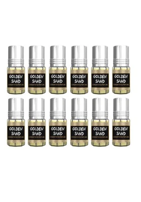 Huile Parfumée GOLDEN SAND 12 x 3ml – Al Rehab