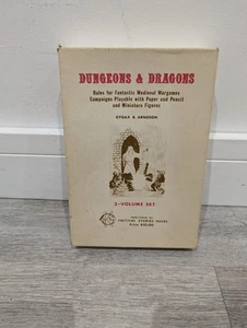Original White Box Dungeons and Dragons D&D 1974 Druck TSR Gygax - Bild 1 von 8