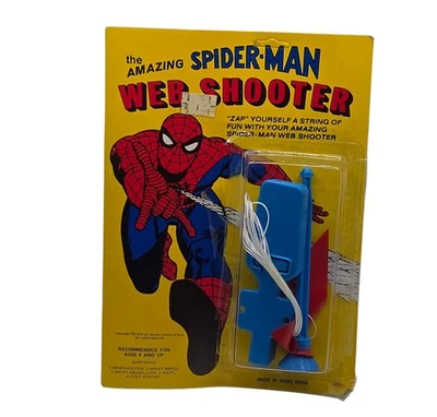 Amazing SPIDER-MAN Web Shooter 1975 Vintage Marvel Comics Original Package READ  - Image 1 of 4