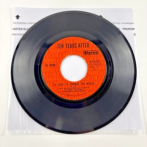 TEN YEARS AFTER I'D LOVE TO CHANGE THE WORLD & LET THE SKY FALL 45 RPM SINGLE - Picture 1 of 8