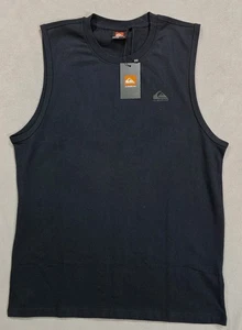 Quiksilver Men's Black Sleeveless T-Shirt - Medium - NWT Heavyweight  - Picture 1 of 5