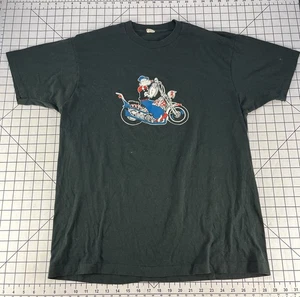 Vintage 80s Lockport New York Popeye Motorcycle Harley Tee Screen Stars Thin - Bild 1 von 8