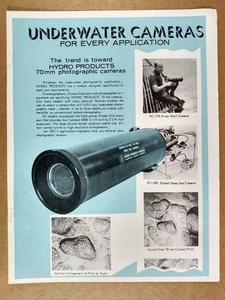1966 Hydro Products Underwater Deep Sea Cameras vintage print Ad - Picture 1 of 2