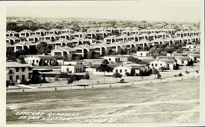 Fort Sam Houston San Antonio Texas Officers Quarters Military RPPC Postcard - Picture 1 of 4