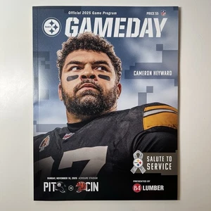 Pittsburgh Steelers vs. Cincinnati Bengals Official NFL GameDay 11-16-25 Salute - Picture 1 of 10