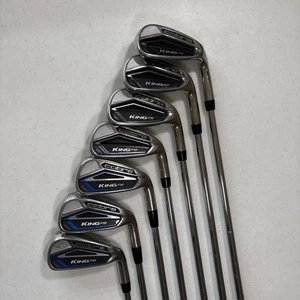 King Cobra F8 Carbon Fit/One Length 4-PW RH Iron Set S400 Shafts - Picture 1 of 20