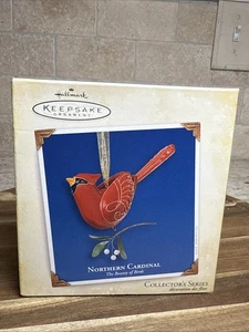 2005 Hallmark Andenken NORTHERN CARDINAL, #1 in Serie Weihnachtsschmuck - Bild 1 von 9