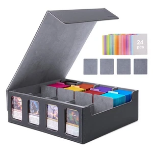 Card Storage Box for Trading Cards with Card Supporters, 3000+ MTG Deck Box w... - Bild 1 von 6