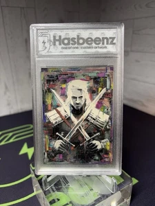 2025 Hasbeenz The Witcher Geralt of Rivia Mosaic Acrylic Sketch Card 1/1 Encased - Picture 1 of 5
