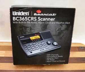 Scanner radio sveglia 500 canali Uniden BC365CRS nuovo mai usato in confezione - Foto 1 di 9