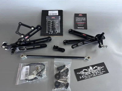 ABM Fußrastenanlage CBR900RR SC28-SC33 Schwarz Limitiert  inkl. Gutachten - Bild 1 von 4