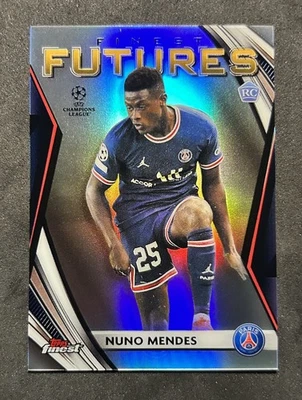 2021-22 Topps Finest UEFA Champions League Nuno Mendes Finest Futures FF-7 - Image 1 of 2