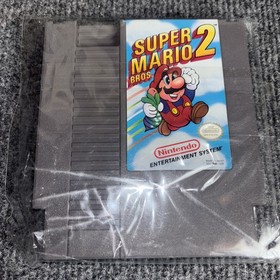 Super Mario Bros 2, NES Nintendo Entertainment System Game Cartridge