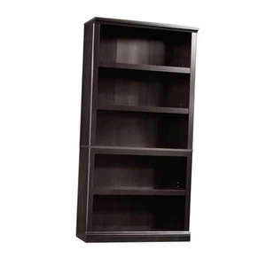 Miscellaneous Storage 5 Bookcase/Book Shelf, L: 35.28" x W: Estate Black - Picture 1 of 6