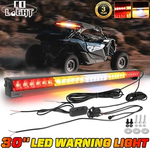 30" Rear Strobe Running LED Chase Light Bar For Polaris RZR XP1000 Can-am X3 Max - Foto 1 di 10