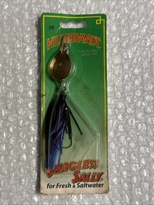 Hildebrandt Snagless Sally Hook 3/8 Oz Gold Blade Skirt Spinnerbait Fishing Lure - Picture 1 of 7