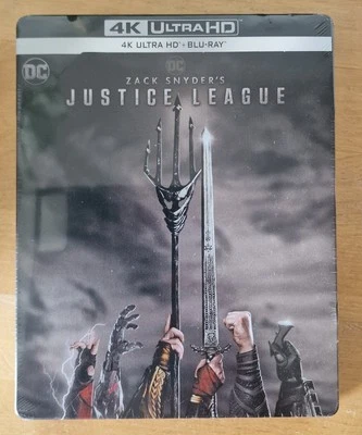 Zack Snyder’s Justice League 4K UHD + Blu-Ray Limited Steelbook NEU Snyder Cut - Bild 1 von 2