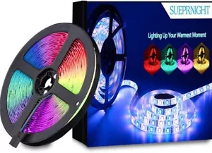 16.4ft RGBW LED Strip Light SMD 5050 Tape Light 300 LEDs for Room Waterproof - Picture 1 of 19