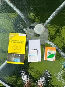 JETech Tempered Glass Screen Protector for iPhone 8 / 7 – with Cleaning Kit - Zdjęcie 1 z 5