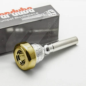 Parduba 8 24K Gold Rim & Cup Flugelhorn Mouthpiece (Small Morse/Bach Taper) - Picture 1 of 5