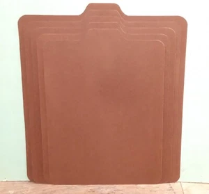 5-PACK STRETCH FIT WIDE 1/8" BROWN HARDBOARD T-SHIRT AIRBRUSH HEAT PRESS BOARDS - Picture 1 of 2