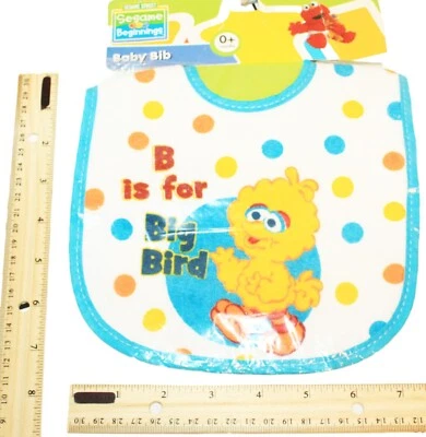 Babero de bebé vintage de Plaza Sésamo - B es para delantal de alimentación de aves grandes 2012 Foto 1 de 2