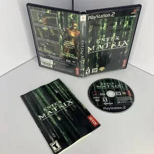 Enter The Matrix PS2 Game Sony PlayStation 2 Complete w/ Box & Manual CIB - Picture 1 of 4