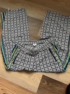 Damen Hose CROWN & IVY Pull On Palazzohose Mehrfarbig Gestreift Größe 1X - Bild 1 von 5