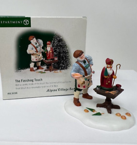 Dept 56 Alpine Village The Finishing Touches Artist Christmas Figurine