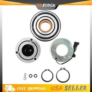 A/C AC Compressor Clutch Kit For 2002-2008 Mini Cooper 6 Groove 1.6L Pulley Coil - Picture 1 of 9