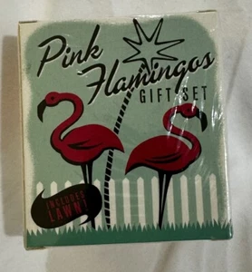 Rosa Flamingo Geschenkset kleines Rasen Deko Set von Kerry Colburn - Bild 1 von 6