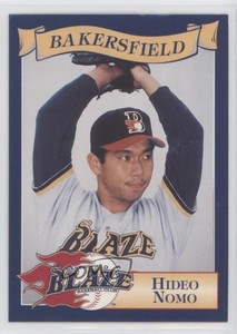 1995 Cal League Bakersfield Blaze Hideo Nomo #4 Rookie RC