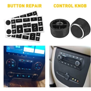 Nuevo Combo Adhesivo Botón Climático Perilla Negra Coche y Accesorios de Decoración - Imagen 1 de 49