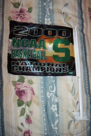 NEW -NCAA Michigan State 2000 NATIONAL CHAMPIONS   Car Flag Cover