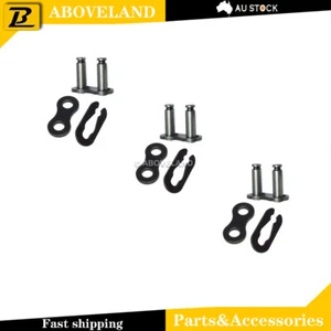 3X 520 NON Ring Master Link Clip For Kawasaki Z750 R ZR750 PBF PCF ABS 2011 2012 - Picture 1 of 2