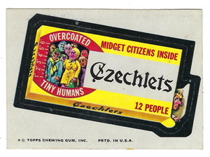 1974 Topps Wacky Packages 9th Series 9 CZECHLETS nm