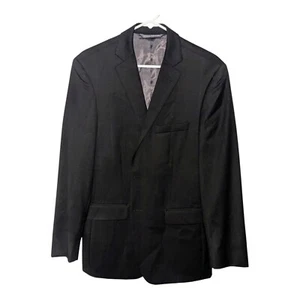 Perry Ellis Portfolio Men's Sport Coat 40R Brown Plaid 100% Wool - Picture 1 of 10