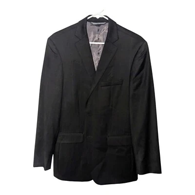 Perry Ellis Portfolio Men's Sport Coat 40R Brown Plaid 100% Wool - Image 1 of 4