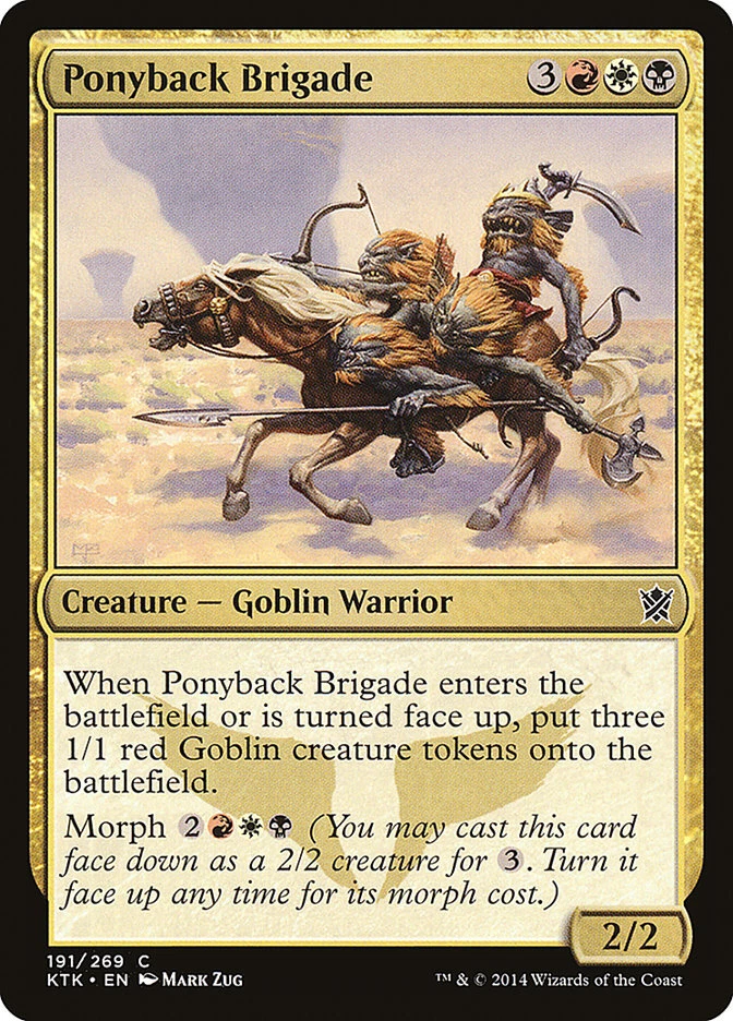 Ponyback Brigade (191) Khans of Tarkir KTK MTG Magic - Image 1 of 1