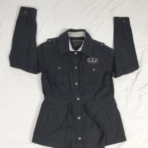 Chevignon Women Black Striped Light Jacket Size XS - Picture 1 of 10